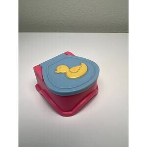 Fisher-Price Loving Family Bathroom Toilet Toddler Ducky Potty Chair Accessory